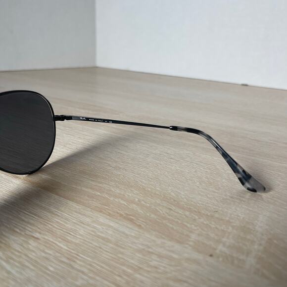 Ray-Ban RB3689 Aviator Metal II 9148/31 Black FRAMES 58-14-140 Excellent Cond - Picture 6 of 8